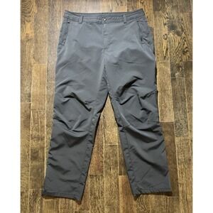 Nordic Track Pants Men's Size W38xL32 Gray Cargo Performance‎ Outdoor Stretch
